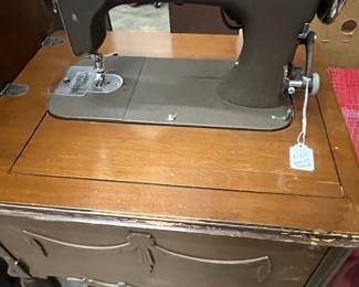 Industrial Rotary sewing machine in cabinet