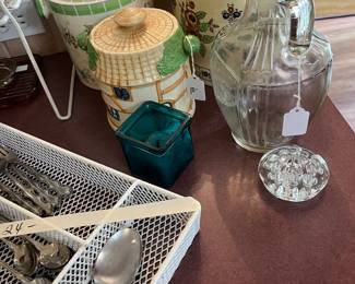 Kitchen ware and vintage and modern kitchen items