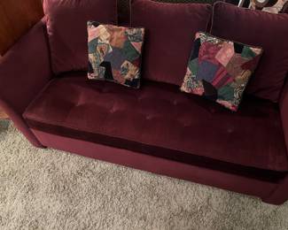  Rich velvet sleeper sofa 