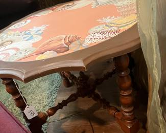 Painted and decorated table