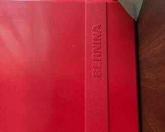 the bernina sewing machine has a carrying case