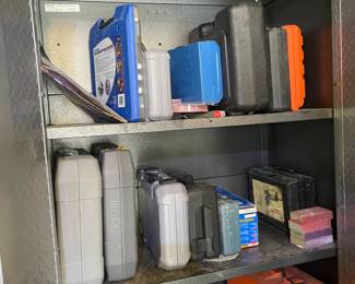 Various power tools with original cases.