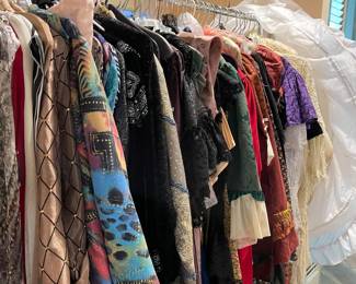 Ladies and men’s Victorian costumes and clothing. 