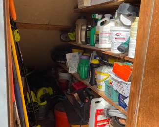 Chemicals for yard and pool.