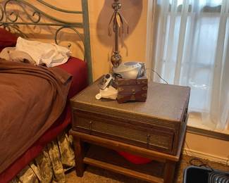 Suitcase style side table (pair)