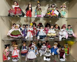 Madam Alexander dolls. 