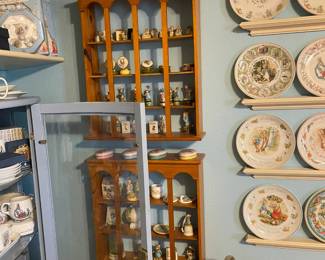 Hundreds of Beatrix Potter Peter Rabbit series dishes, picture frames, figurines, nick nacks, plush animals, books, plates and more!