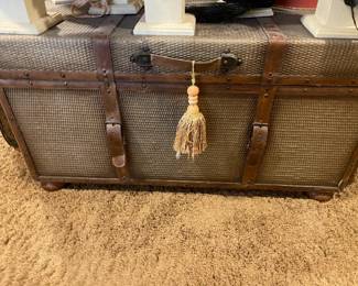 Suitcase style table/ chest.