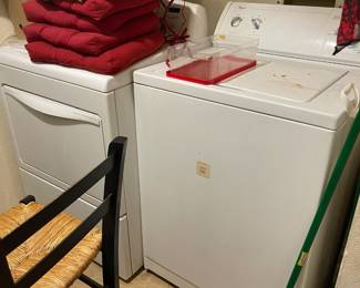 Whirlpool washer and Kenmore dryer