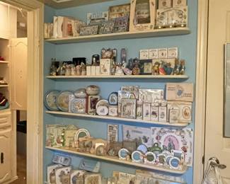 Beatrix Potter plates, picture frames, figurines, picture frames, plush animals and more! 