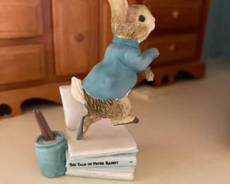 Beatrix Potter plates, picture frames, figurines, picture frames, plush animals and more! 