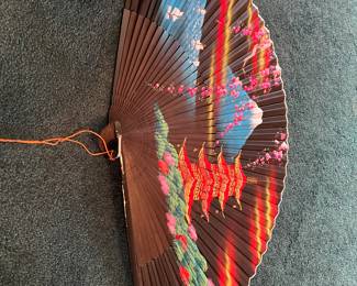Vintage Asian fan