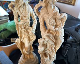 Resin statues