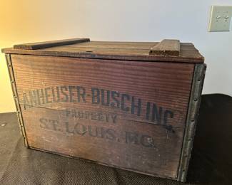 Vintage Anheuser-Busch Beer Crate