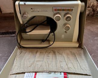Vintage Husqvarna Sewing Machine and Case