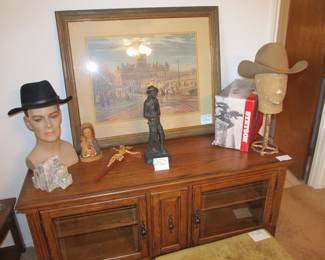 SCALA "OUTBACK" Men's black felt hat, STETSON Cowboy hat w/ box