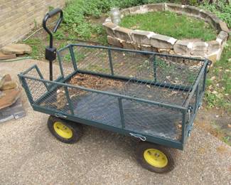 Metal utility cart
