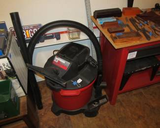 GARAGE - Incredible hand tools, power tools, yard tools, toolboxes, bulbs, golf clubs, garden items, jars of nails and screws, and more! Shop Vac, Routers, Car Charger, Drill Press, Recip Saw, Sower Saw, Dremel, Blower, Lawn Mower, and more!