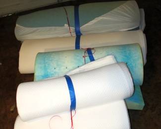 Full and twin-size foam mattress covers in great condition.