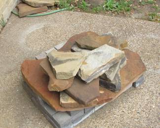 Decorative stones/bricks (These on the patio only)