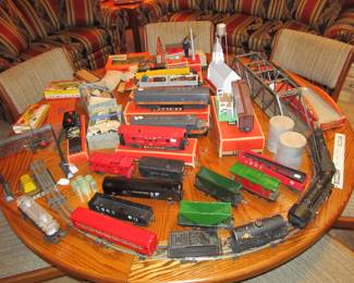We have an incredible vintage 50s and some older LIONEL collector toy trains.