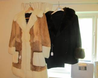 Vintage fur coats, 