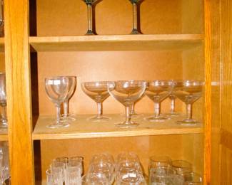 Large selection of fine crystal, glassware, & more. (Rock Crystal, "Rock Opera," many sizes