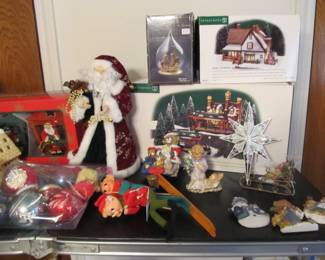 Vintage Christmas decor and decorations