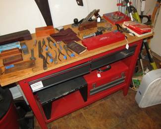 GARAGE - Incredible hand tools, power tools, yard tools, toolboxes, bulbs, golf clubs, garden items, jars of nails and screws, and more! Shop Vac, Routers, Car Charger, Drill Press, Recip Saw, Sower Saw, Dremel, Blower, Lawn Mower, and more!