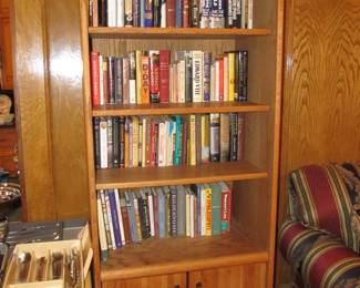 Deep storage solid wood bookcases