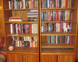 Deep storage solid wood bookcases