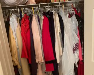 Tons of clothes - one of many full closets! Come shop her closet; many, many great pieces!