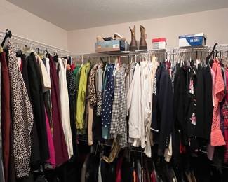 Tops; Tons of clothes - one of many full closets! Come shop her closet; many, many great pieces!