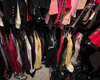 Tops and jackets/blazers; Tons of clothes - one of many full closets! Come shop her closet; many, many great pieces!