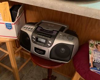 Electronics, including a boom box