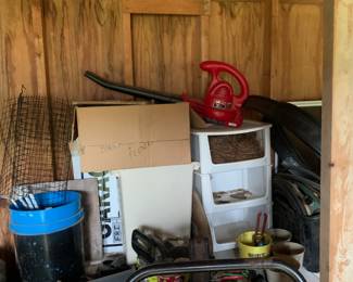 Blower; chain saw