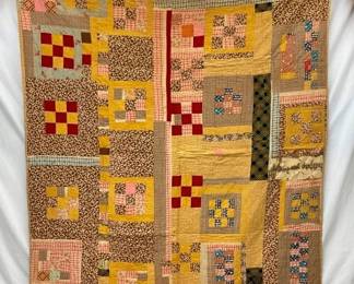 EARLY HANDMADE QUILT