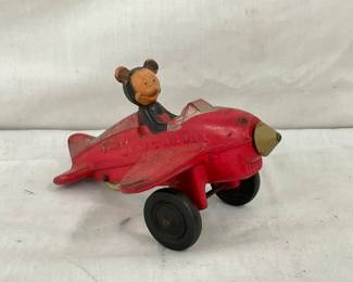MICKEY RUBBER AIR MAIL PLANE