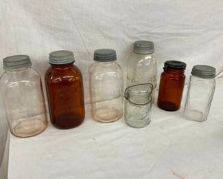 COLLECTION VARIOUS EARLY JARS