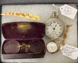 ELGIN, WALTHAM WATCHES AND OTHERS