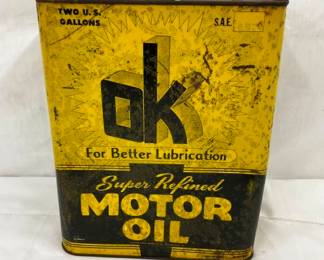 2G. OK MOTOR OIL CAN