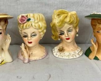 COLLECTION HEAD VASES