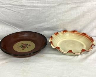 MONROE POTTERY AND OTHER PIE PLATES