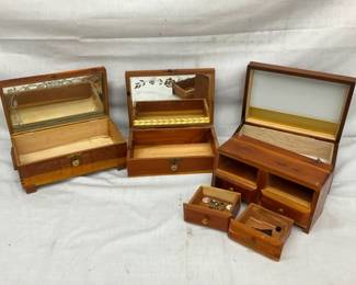 INSIDE VIEW JEWELRY BOXES