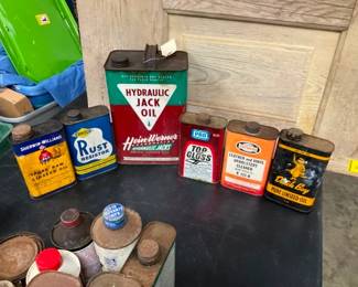 VARIOUS ADVERTISING CANS