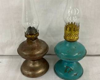EARLY OIL LAMPS