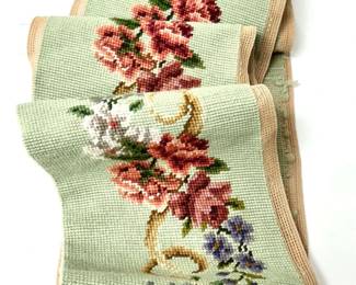 64 Vintage Needlepoint Panel