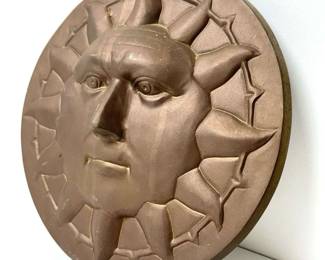 Vintage Metal Garden Plate