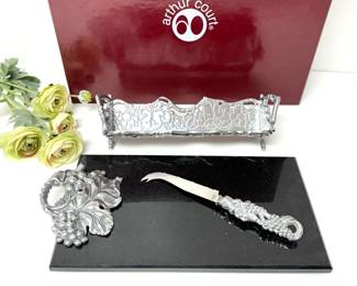Arthur Court Granite Charcuterie Board Set