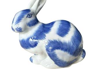 Blue White Rabbit 